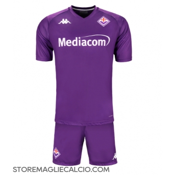 Fiorentina Maglia Gara Casa Repliche 2024-25 Bambino
